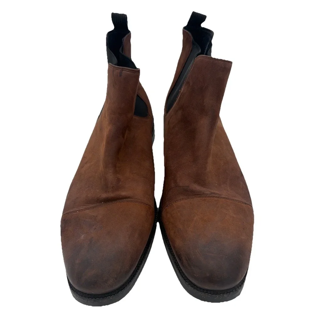 Cole Haan Wagner Grand Chelsea Boots‎ Men's Size 12 M Brown Leather Waterproof